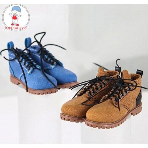 1/6 scale Male sand Hollow Boots Blue British style men retro casual Martin boots model toys for 12 inch Soldier Action Figures