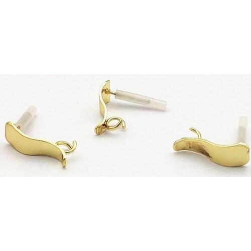 New arrival! 19x7mm 100pcs Zinc Alloy Rectangle shape Ear studs for Hand Made Earrings DIY parts,Jewelry Findings & Components