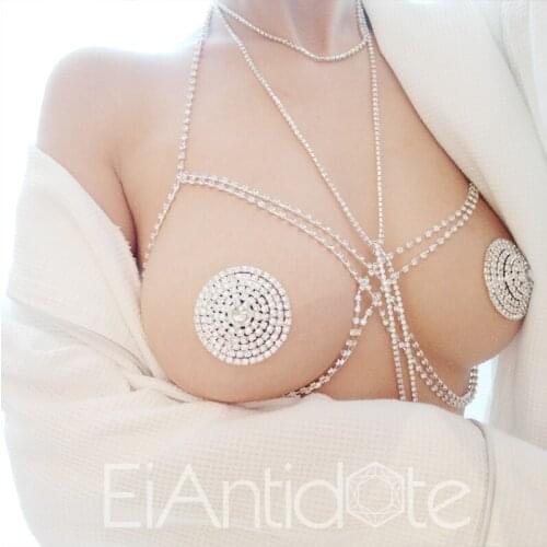 Sparkling Diamond for cats ear hair band cloth accessories Chest paste Diamond t-pants bikini