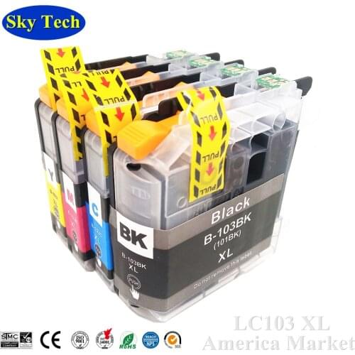 Compatible Ink Cartridge For Brother LC103 LC101 , For Brother J4310DW J4410DW J4510DW J4610DW J4710DW J6520DW J152W etc