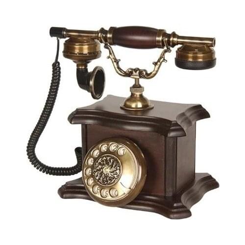 Anna Bell Host Walnut Wood Phone antique classic telephone старый классический телефон