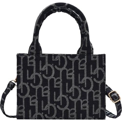 Crossbody bags for women Purses and handbags clutch print channels fashion bag fake shoulder designer black korean style wallet