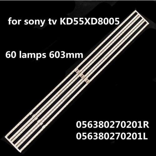 New 2 PCS led backlight strip for sony tv KD55XD8005 056380270201R 056380270201L 55L 55R