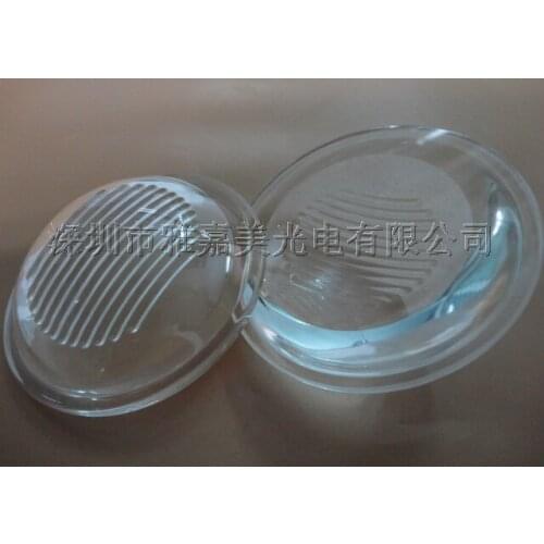 Street lights,Explosion-proof Lamp LED lens diameter 67mm Streak concave convex lenses, High power LED optical glass lens