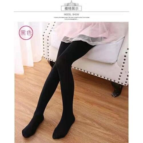 2019 spring childrens color tights girls tights girls children velvet pure white tights childrens girls tights
