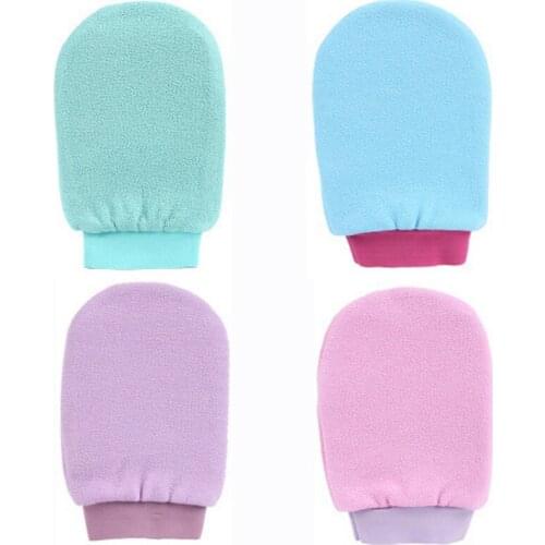 1Psc New Plant Fiber Bath Towel Double-sided Bath Gloves Towel Rub Mud and Decontamination Plant Fiber Thickened Bath Gloves