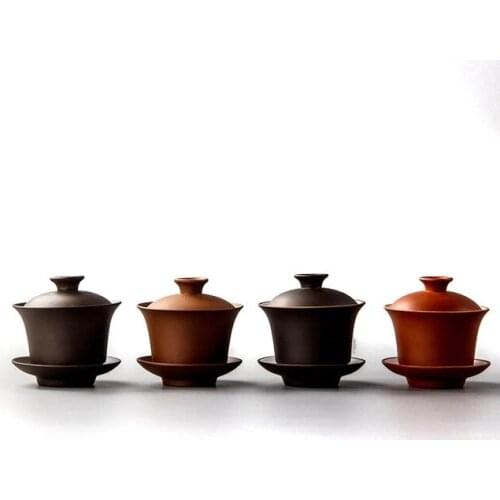 20sets/lot Yusen Yixing Zisha Sancai travel tea set