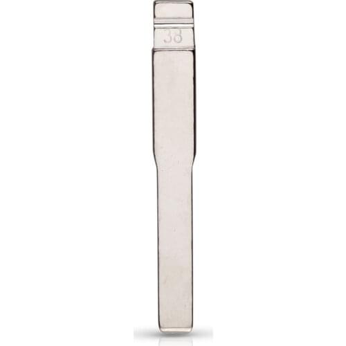 20pcs/lot Metal Uncut Flip KD Remote Car Key Blade Type HU101 #38 KD Key Blade for Ford Fusion Focus Mondeo Land Rover Jaguar