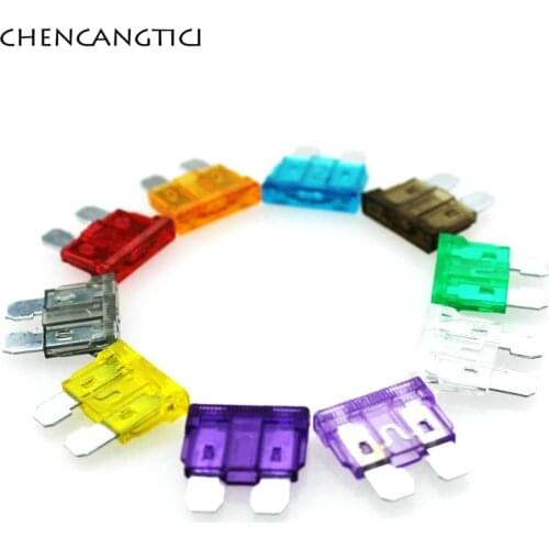 10 Pcs lot 3A/5A/7.5A/10A/15A/20A/25A/30A/35A/40A AMP Standard Automotive Blade Fuse Car Fuses for Motorcycle SUV Boat Truck