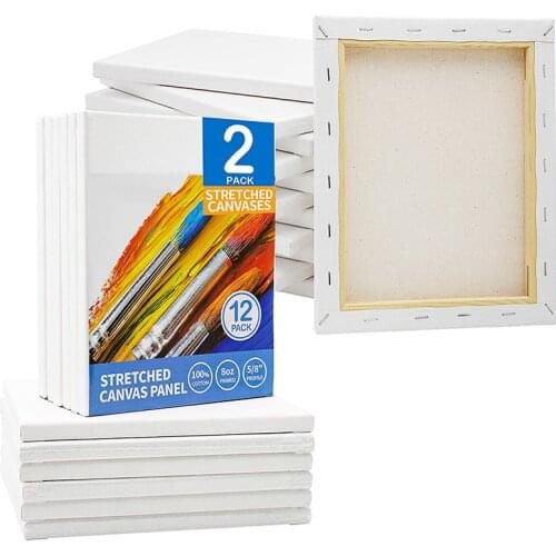 4pcs/Pack Cotton Wood Frame For Canvas Oil Painting Professional Artist Canvas Framed For Primed Oil Acrylic Paint Wholesale