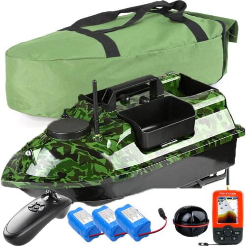 500M Wireless Remote Control Fishing Bait Boat With LCD GPS Fishfinders Sonar Sensor 3 Catapult Hopper RC Toy Boat Sapre Battery