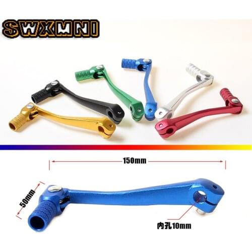 Motorcycle CNC Aluminum Folding Gear Shift Lever For Kayo Apollo Bosuer 110/125/140/150/160/250cc Dirt Bike Pit Bikes Gear Lever