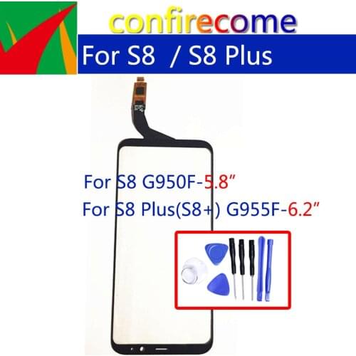 For Samsung Galaxy S8 Plus / S8+ SM-G955F G955 Touch Panel Replacement For S8 SM-G950F G950 Black Touch Screen Digitizer Glass