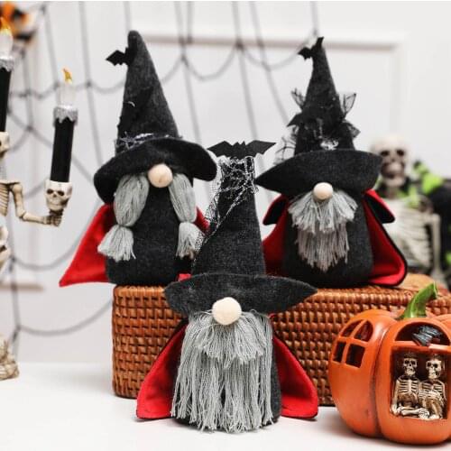 Dwarf Doll Creative Faceless Doll Home Decoration Desktop Halloween Gnome Ornament Christmas Santa Handmade Faceless Plush Doll