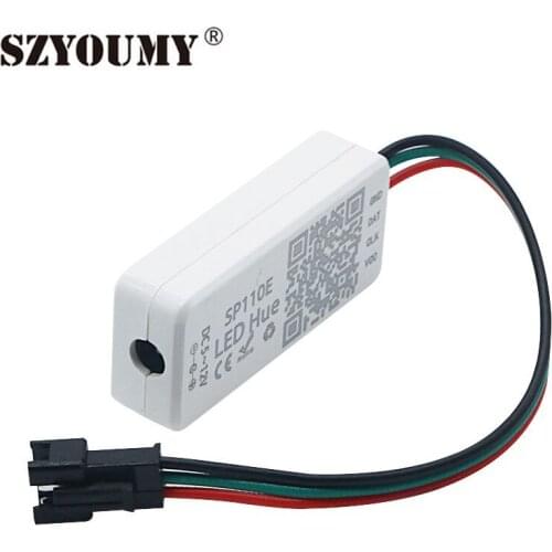 SZYOUMY SP110E Wifi Bluetooth Led Controller For Ws2811 WS2812B sk6812 Led Strip DC5-12V