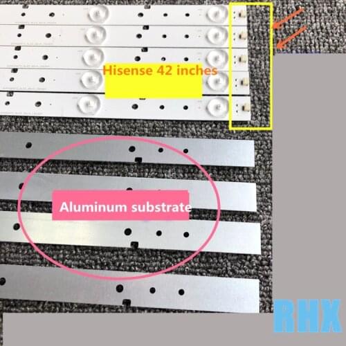 9Pieces/lot 42inch TV BACKLIGHT DEL STRIPS for Hisense 42 inch usage LED42EC260JD