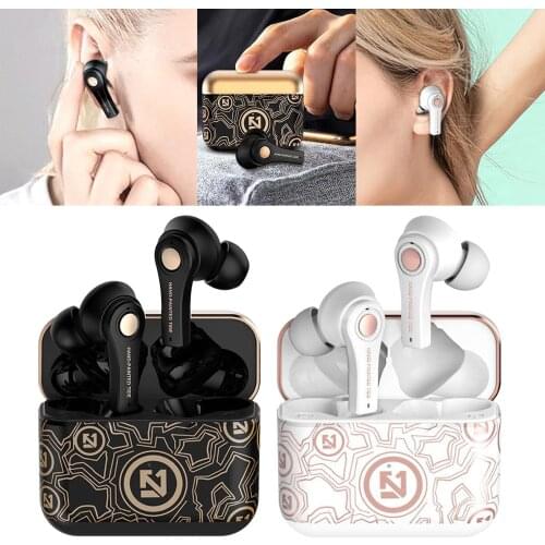 Wireless Earbuds, 5.0 Earbuds with Charging Case Hi-Fi Stereo TWS True Wireless Earbuds with Mic Touch Control IPX5