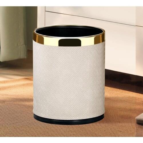 Large Trash Can Living Room Luxury Creative Bathroom Garbage Simple Modern Kitchen Household Poubelle Dustbin