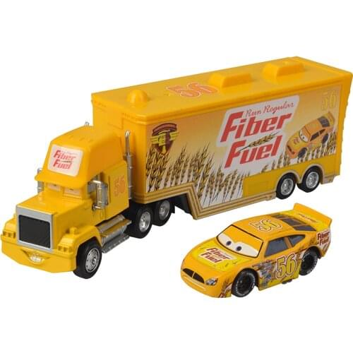 Disney Pixar Cars 2 3 Toy Lightning McQueen Jackson Storm King Mack UncleTruck 1:55 Diecast Metal Car Toy Children Birthday Gift