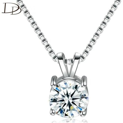 DODO Fashion Lovely Pendants Necklace Silver Color S925 Stamps Alloy Jewelry Chic Kpop Choker Bijoux Femme Wholesale DSN002