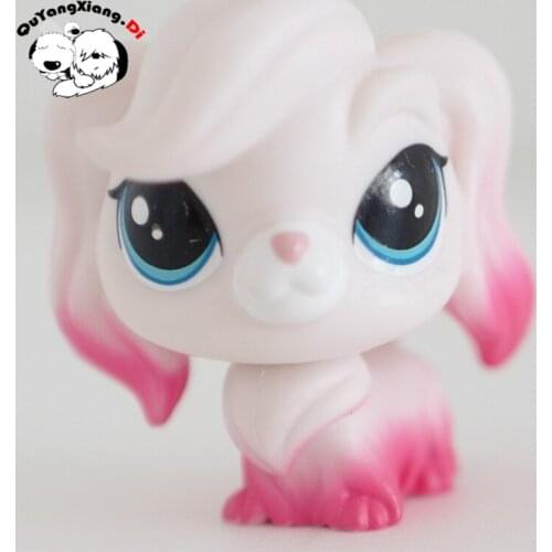 CWG098 Pet Shop Animal Pink gradient puppy doll action Figure