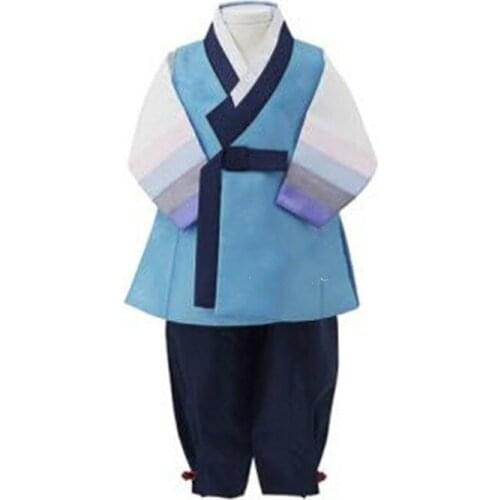 South Korea Imported Fabric Korean Clothing Birthday Dress Boys' Stage Performance Korean Clothing Comfortable Dress Hanbok