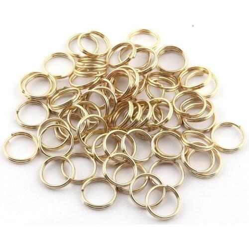 10mm Key Rings Iron Jump Rings Bronze Key Chains Replacement DIY accessories Jewelry Purse Handbag Earring Necklace Hardware