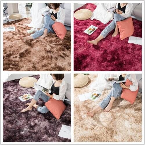 Living Room Large Size Carpets Bedroom Area Rug Tea Table Long Plush Fluffy Motley Anti-Slip Carpet Soft Textile Home Tatami Mat