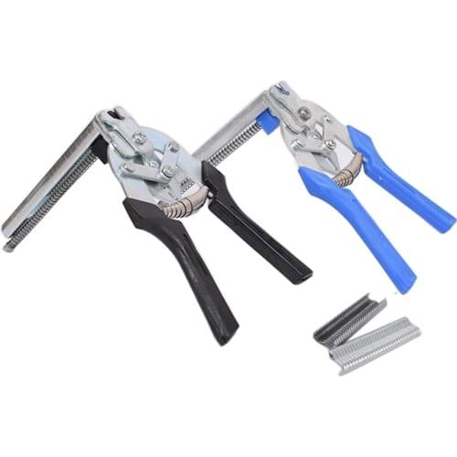 Fastening Clamp Installation Poultry Cage Plier Animal Wire Cages Tie Repairing Chicken Birds Mesh Cage Wire Fencing Caged Clamp