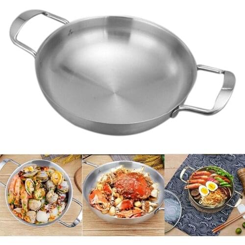 Mini Chefs Classic Stainless Steel Everyday Pan Cookware - Hot Pot Cooking Accessories