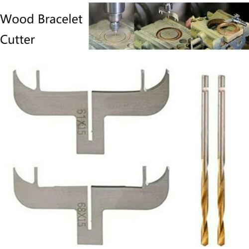 Wood Bracelet Making Kit Napkin Ring Jewellery Milling Router Bit Bead Drill Bit