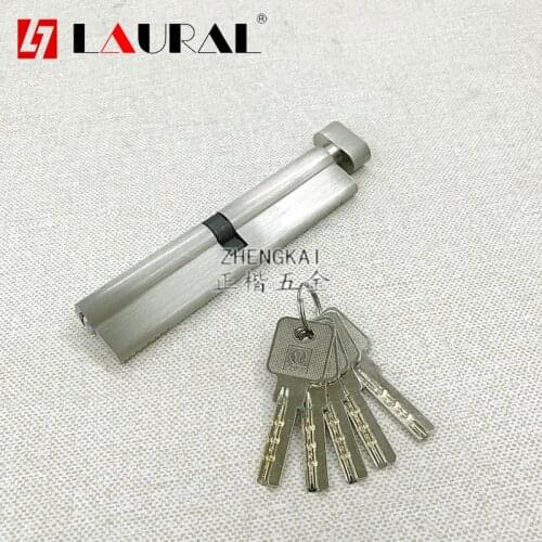 All Brass Single Open Lock Door Window Security 130mm Cylinder Living Room Lock Handle Customized Brass Key