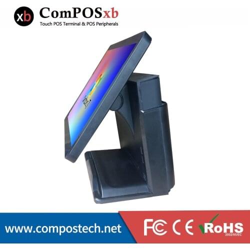 Windows POS Terminal 15 Inch Pos All in One Touch Screen POS Systems Point Of Sale Touch Cash Register For Restaurant
