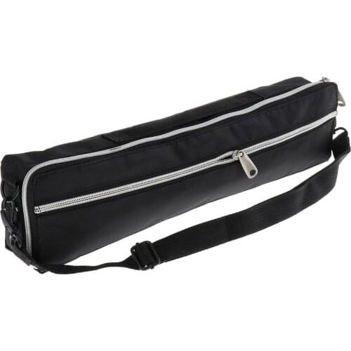 Durable Black 16 Holes Flute Gig Bag Case Protection Waterproof Woodwind Accessory