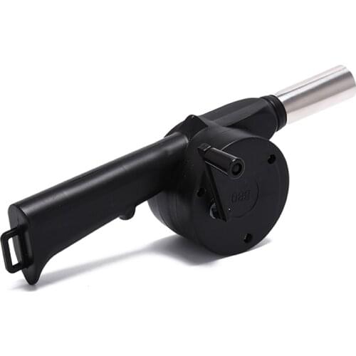 Multifunctional outdoor cooking barbecue fan blower barbecue bellows bellows hand crank tool picnic camping barbecue tool