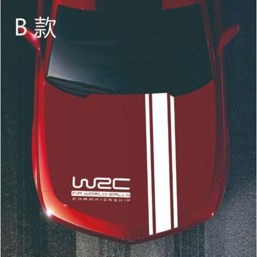 Self-Adhesive PVC Stickers 4 PCS of Car Stickers Waterproof Letter Sticker Stripes Car Decorative Films 3 Colors