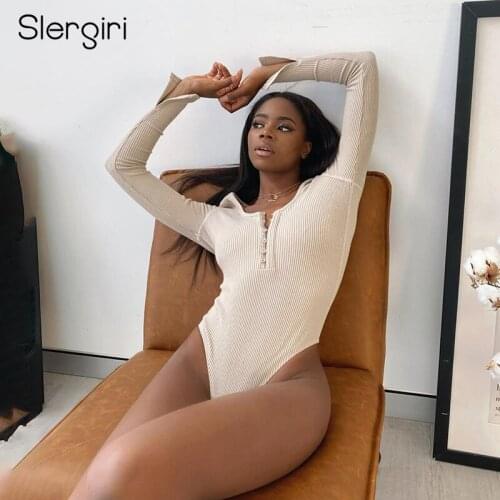 Slergiri Women's Long Sleeve Bodysuits