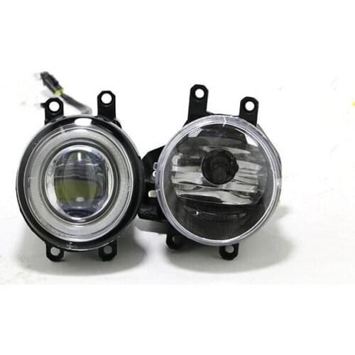 Eosuns Led Angel Eye Projector Lens Fog Lamp for Toyota Vios 2002-2017,crown 2010-2012 , Yaris l 2014-2016