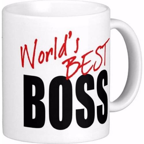 WorldS Best Boss High Quality White Coffee Mugs Tea Mug Customize Gift By LVSURE Ceramic Mug Travel Coffee Mugs