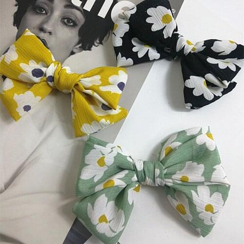 Ladies slippers flower summer daisy cotton printed knotted bow shoes flower wholesale