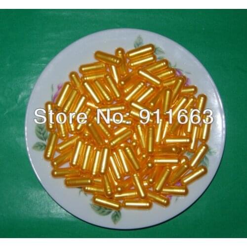0# 5,000pcs! Pearl Yellow-Pearl Yellow colored Empty Capsules,Gelatin Empty Capsule 0#!(joined or seperated capsule available!)