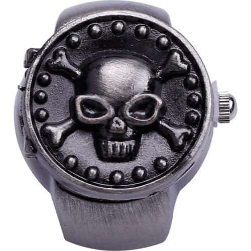 2 PCS Free shipping 2016 Popular Creative Lady Girl Steel Round Elastic Quartz Finger Ring Watches