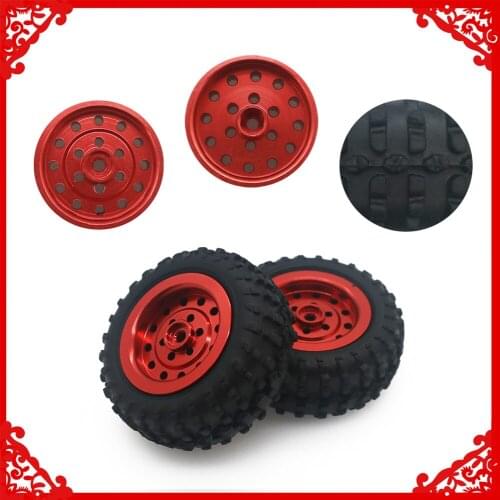 2pcs/set 50mm alloy rim wheel for rc hobby model car 1-10 WPL D12 drift truck upgraded part