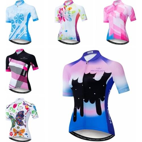 2021 Cycling Jerseys Womens Downhill Bike Jersey Short Sleeve Summer Riding Ropa Ciclismo bicycle Clothing MTB Bike Shirts Top