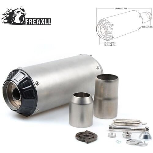 36-51MM Universal Motorcycle Exhaust Carbon Motorbike Exhaust Pipes Bike Muffler for Yamaha YZF R6 YZF R1 mt07 T-Max 530 YZF R1