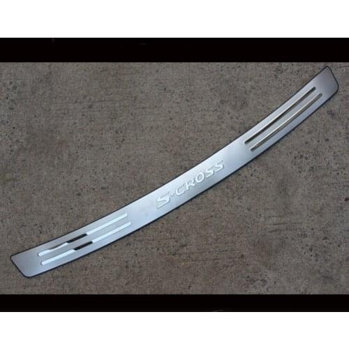 For Suzuki SX4 S-Cross 2014-2019 Car-covers High quality stainless steel Rear door threshold Protector Sill fit Car styling