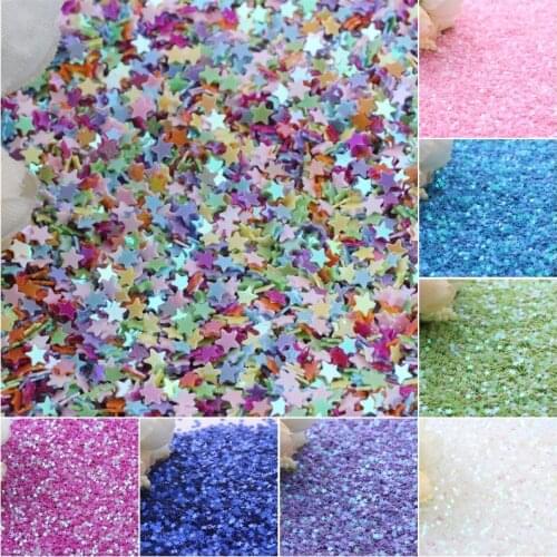 Star Glitter Sequins 3mm PVC Loose Paillettes Nail Art Manual Sewing Wedding Craft Accessories DIY Pendant Sequin Trim 10g
