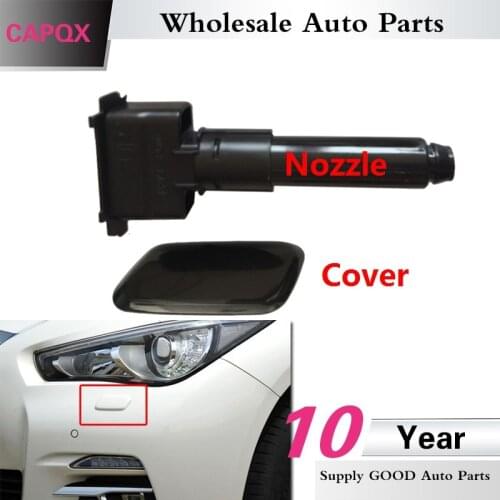 CAPQX For Infiniti Q50L G25 G37 EX25 FX35 QX70 headlight washer nozzle and cover / Headlamp Water Spray Nozzle & cap Actuator