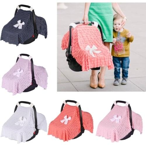 Baby Basket Stroller Cover Multi Use Maternity Breastfeeding Nursing Blanket Windproof Sunshade Cover Sun Protector