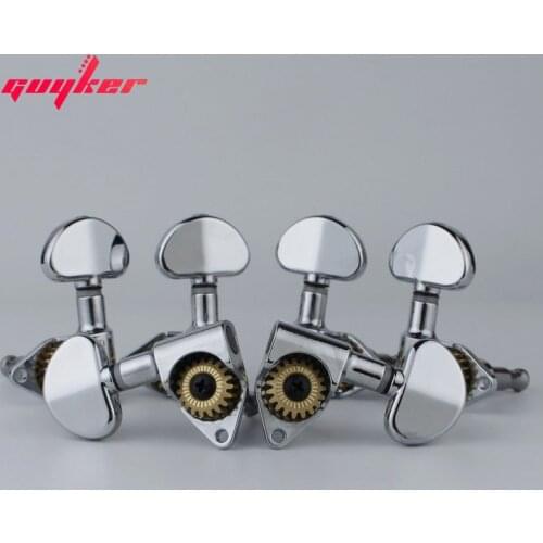 Chrome 3R3L Guitar Machine Heads tuners Open Gear JO-03